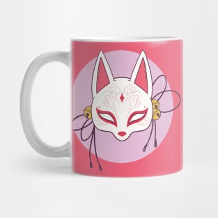 Japanese Kitsune Mask Mug